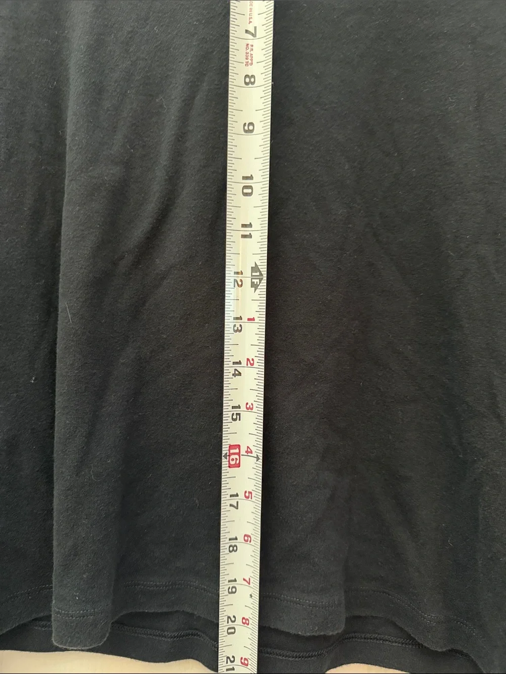 Talbots Black Long-Sleeve Tee with Silver Snowflake